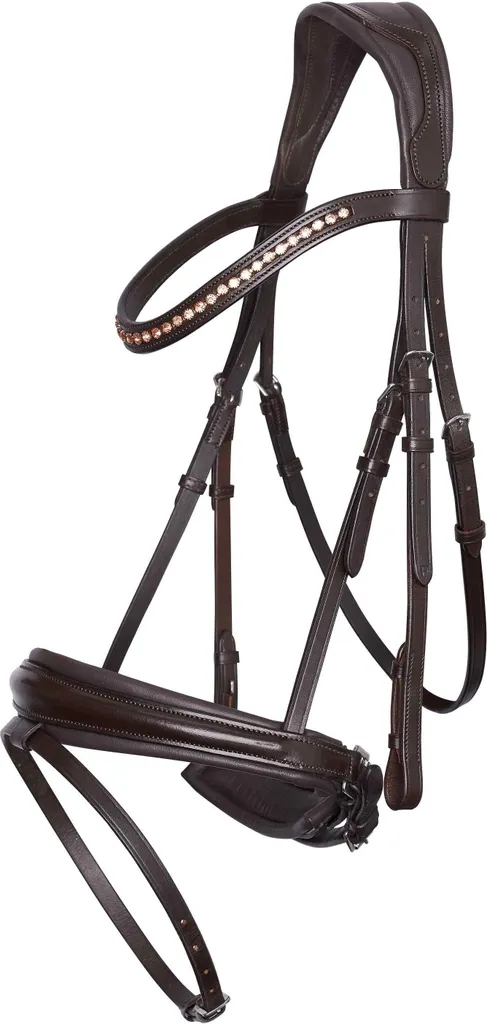 Bridon de Travail IRHFria Imperial Riding Marron pour Entraînement
