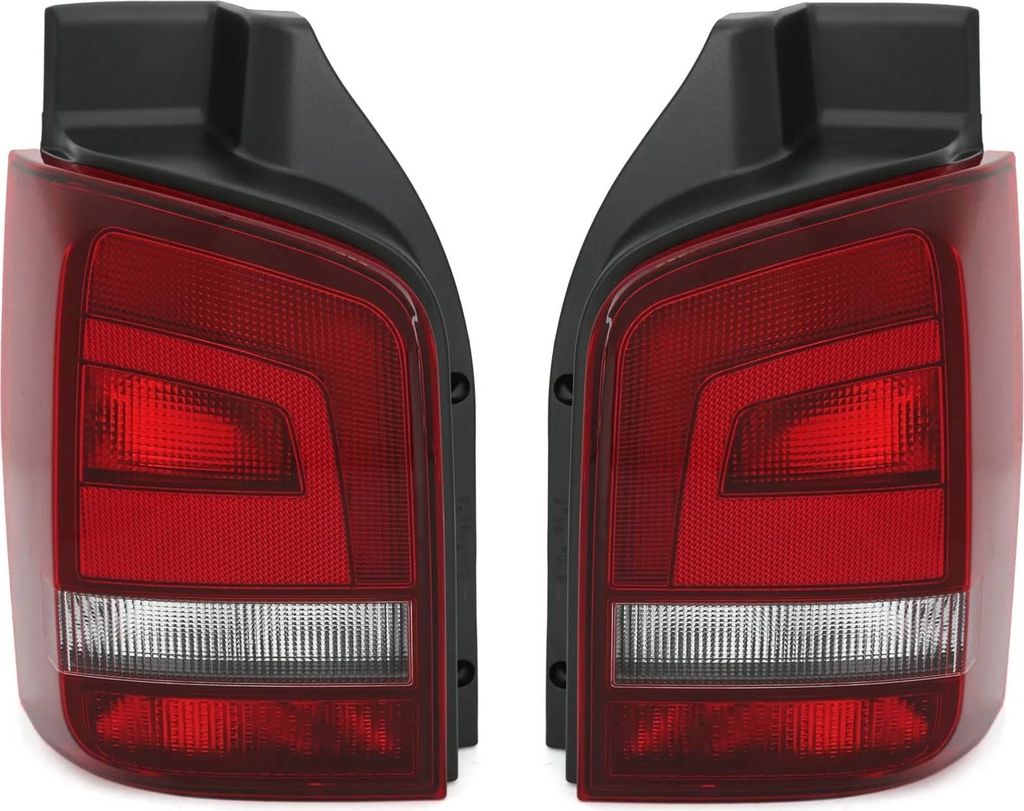 Zadní světla červená / černá LEVÁ + PRAVÁ pro VW T5 Obrázek produktu 