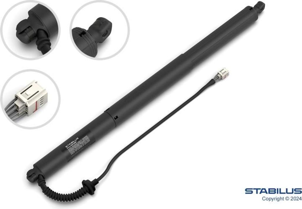 Elektromotor Heckklappe 672 mm Hub 204 mm STABILUS für u.a. Produktbild 