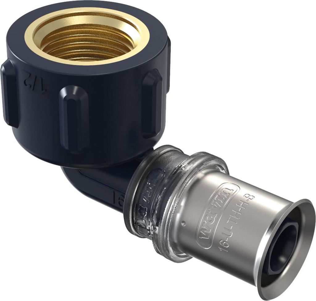 Wavin Tigris K5 Winkel 16mm x 1/2 IG, 90 Grad