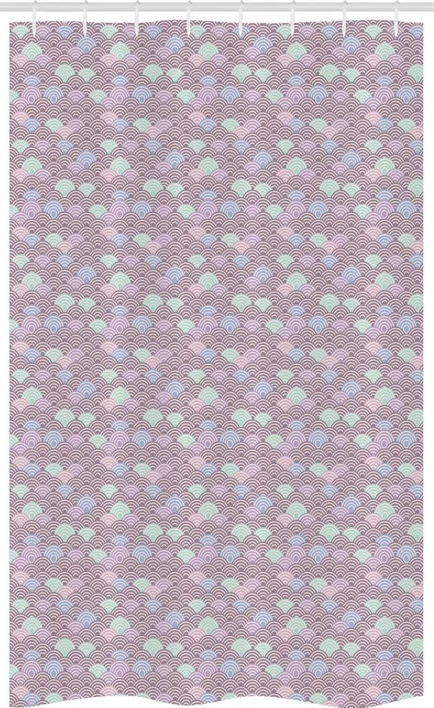 Tenda Doccia Antimuffa ABAKUHAUS 120x180 Tessuto Lavabile con Ganci