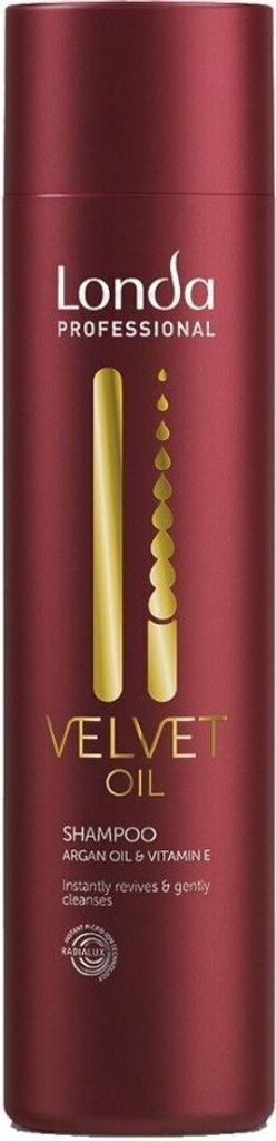 Londa professional WLP-11286 Velvet Oil Shampoo 250 ml mit Arganöl und Vitamin E, reparierendes Shampoo für geschädigtes Haar, professionelle Pf...