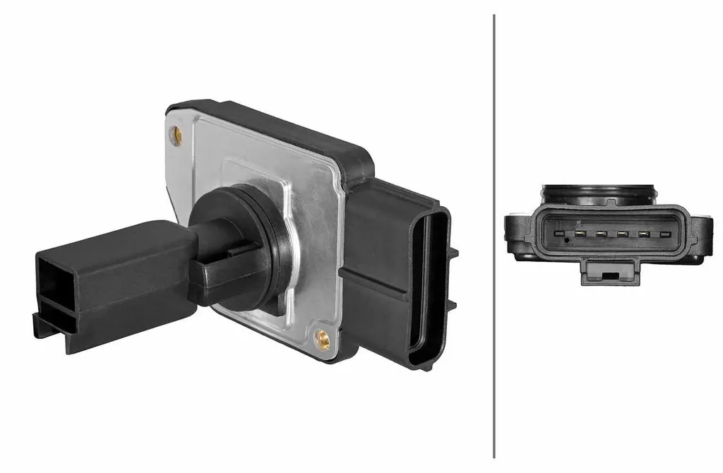 Débitmètre d'air 4 broches HELLA à visser, haute précision pour Ford Mondeo