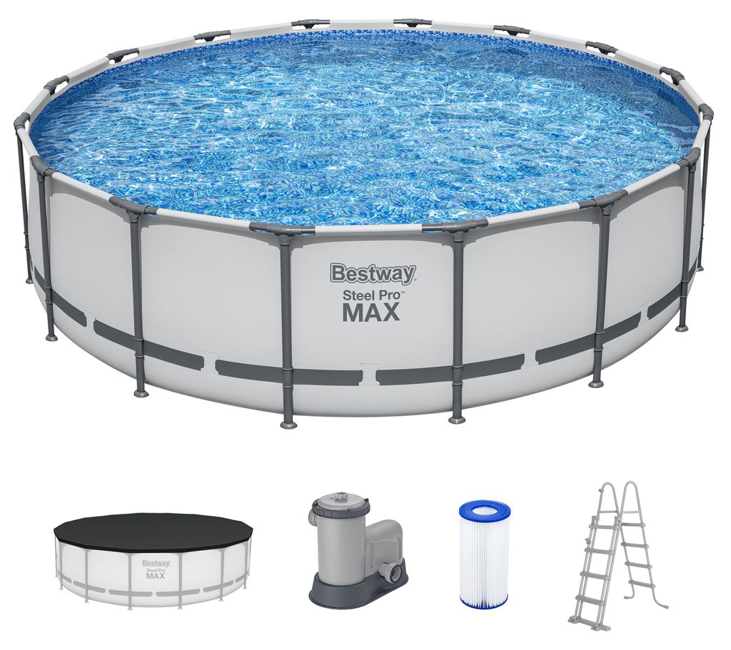 Bestway® Steel Pro MAX™ Frame Pool Komplett-Set mit Produktbild 