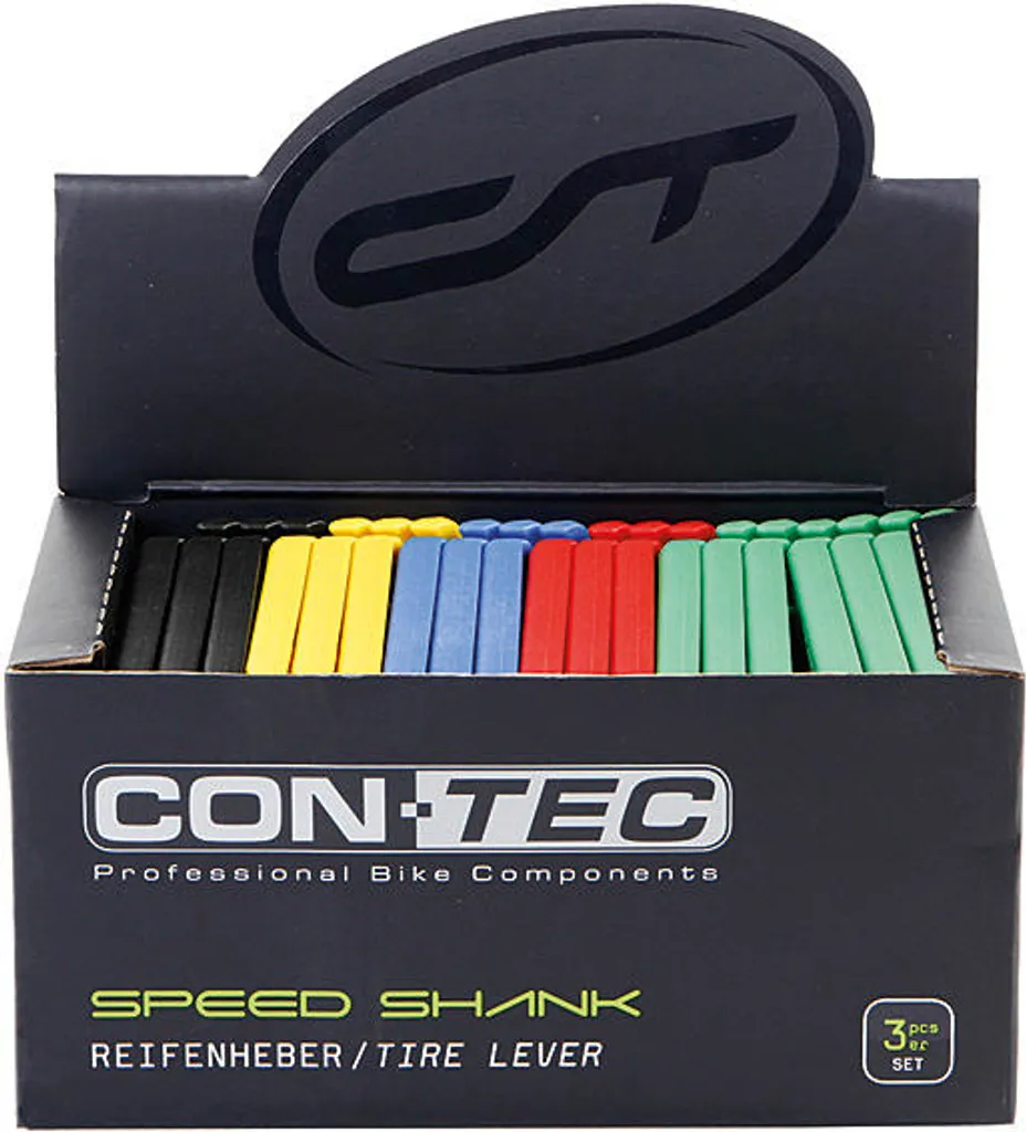 Contec Speedshank 30 Jeu de 3 Démonte-pneus Robustes pour Vélo de Route