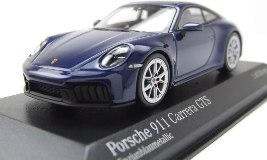 Minichamps 410064121 Porsche 911 (992.2) Carrera GTS 2024 blau metallic 1:43