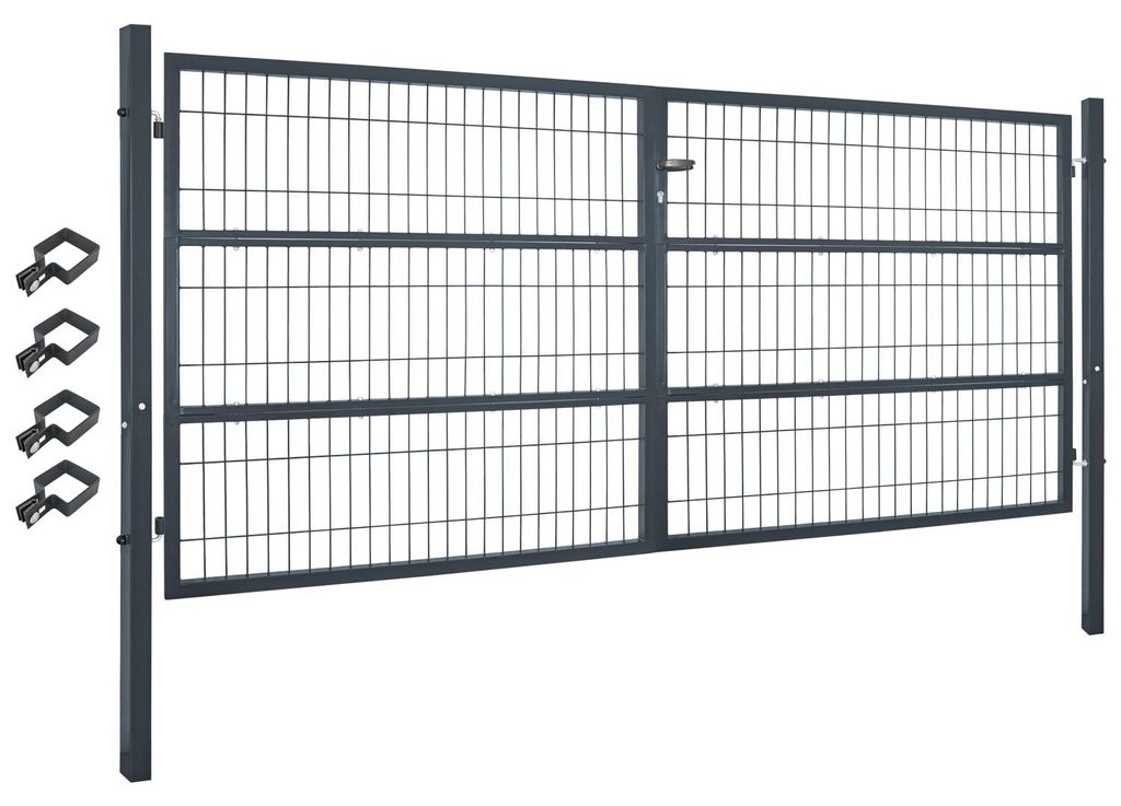 Záhradná brána Brána záhradný plot plot 300x140 cm Obrázok produktu 