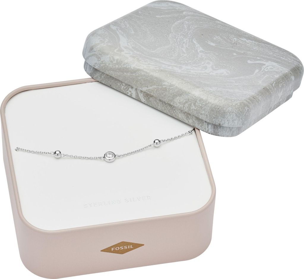 FOSSIL Armband Sterling Glitz Box-Set Bracelet Silver silberfarben