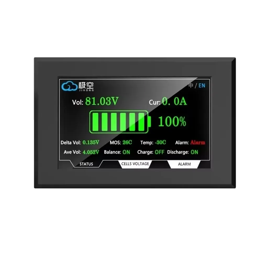 Kit BMS 200A Professionale Bilanciamento Attivo + LCD 4.3" Touch Screen