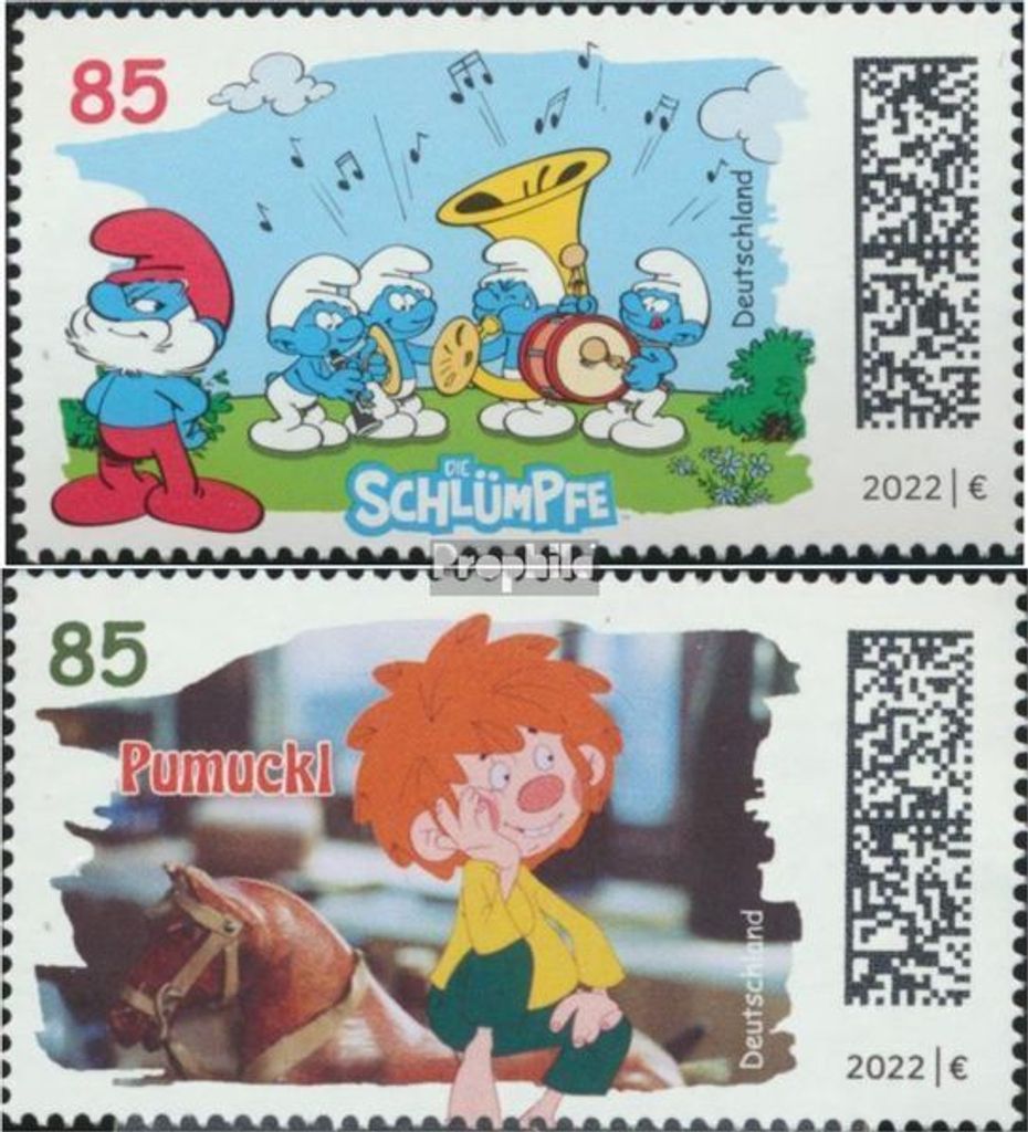 Briefmarken BRD (BR.Deutschland) 2022 Mi 3717-3718 Produktbild