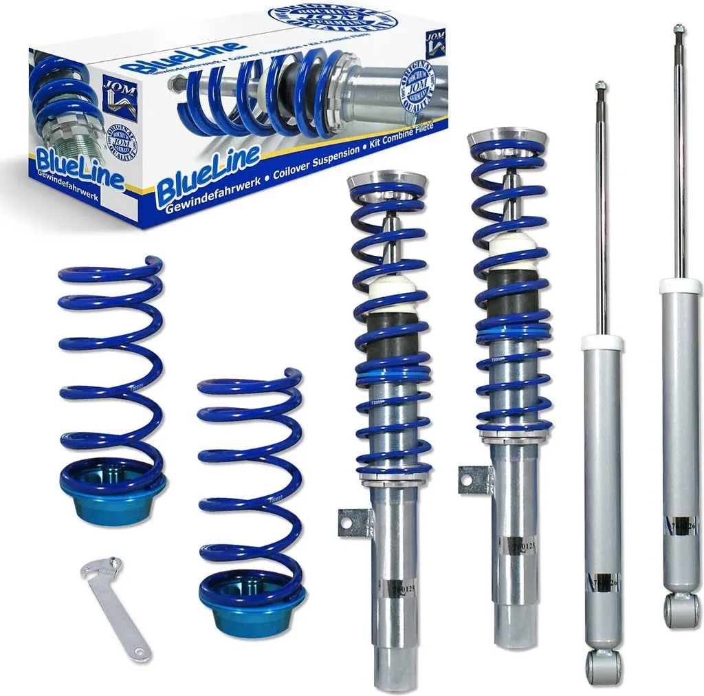 Suspensions sport combinés filetés pour Ford Focus 1 phase 1 et 2 - JOM Tuning
