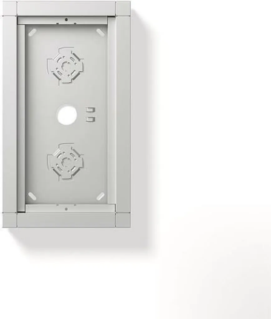 Boîtier Siedle robuste en aluminium pour 2 modules Vario argenté 612-2/1