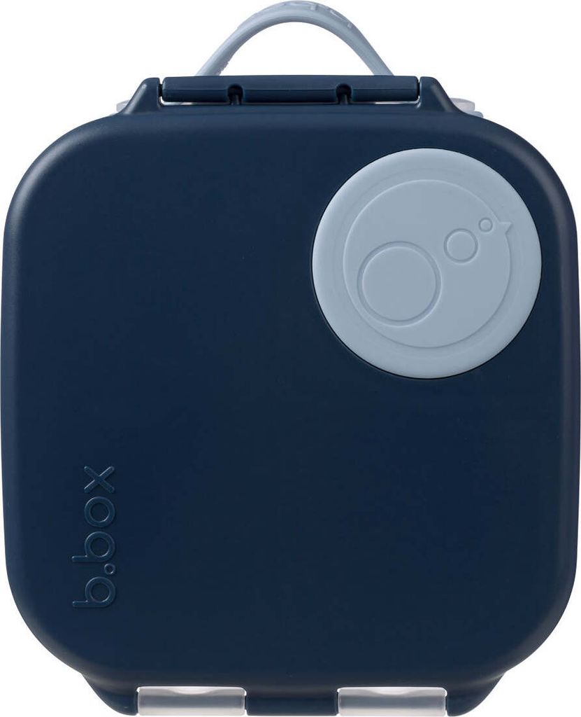 b.box Mini Brotdose 1l Midnight auslaufsicher, luftdicht, mit Fächern und Griff