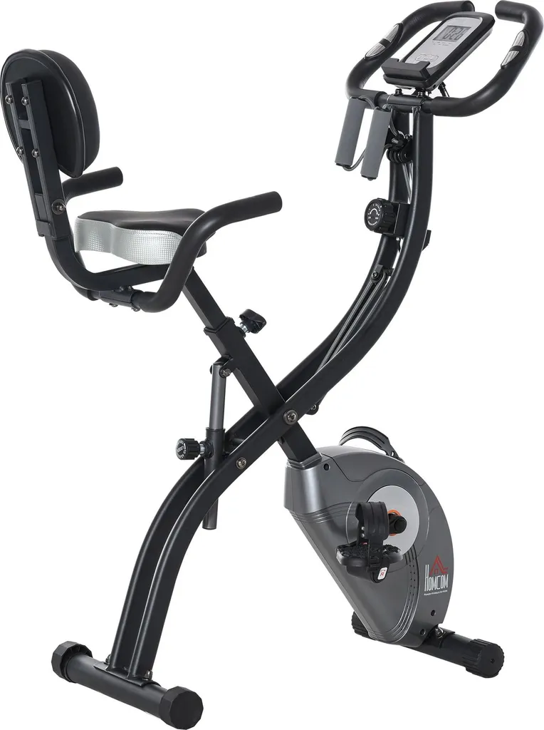 Vélo ergomètre robuste en acier avec selle réglable et antidérapant