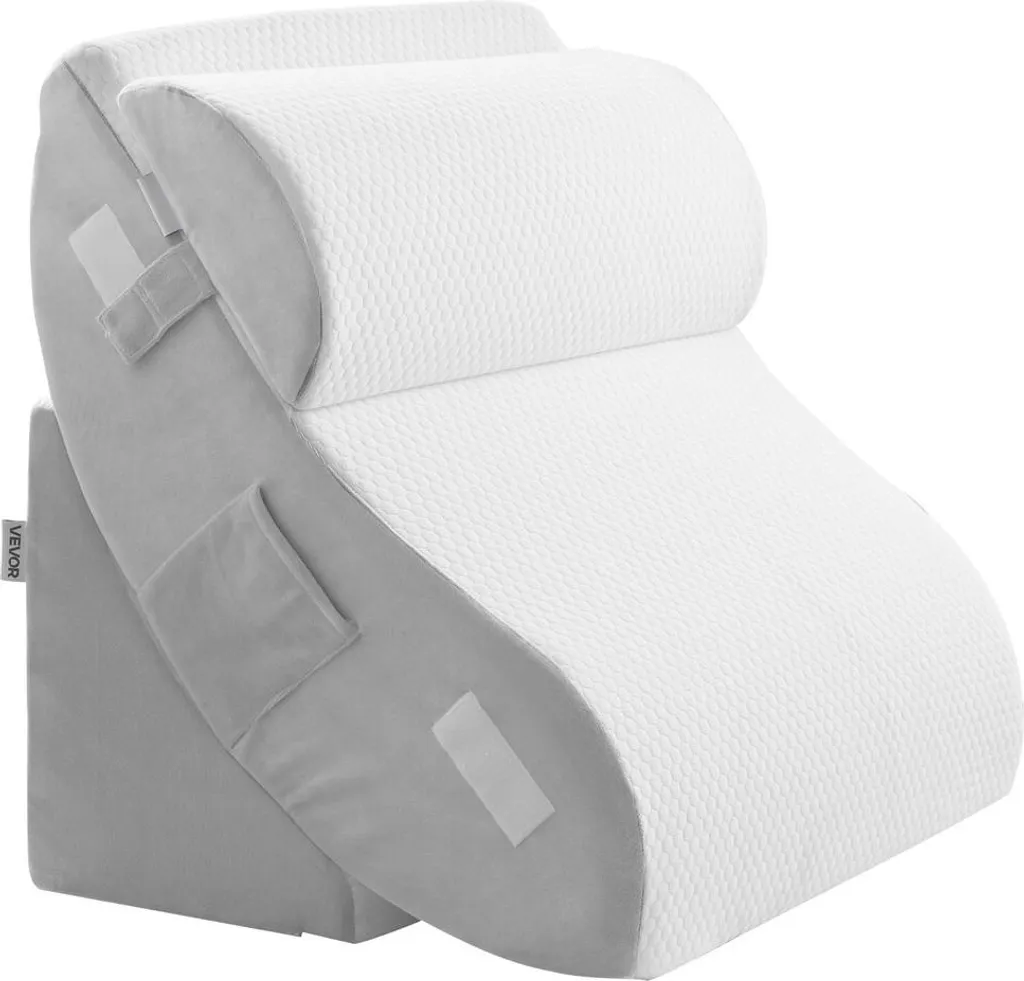 Oreiller cale réglable multi-positions 4 en 1 pour jambes et dos sensible