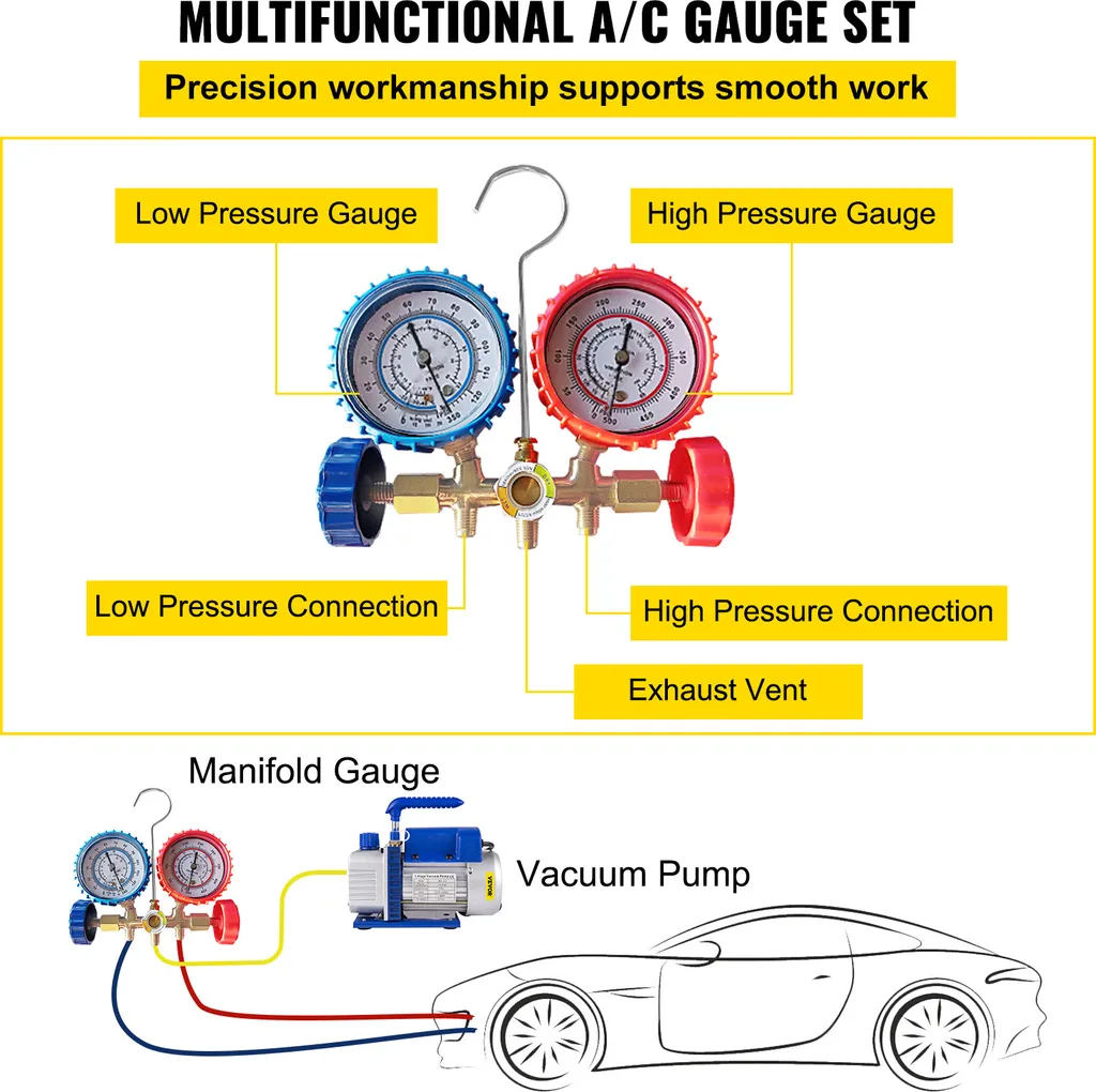 Pompe à vide VEVOR 4CFM 1/4 CV - Puissance et Performance d'Aspiration