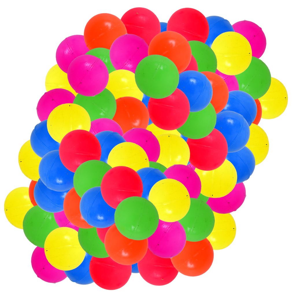 100x Flummi Gummiball Springball 25mm Bouncing Ball Kinder Spielzeug Mitgebsel
