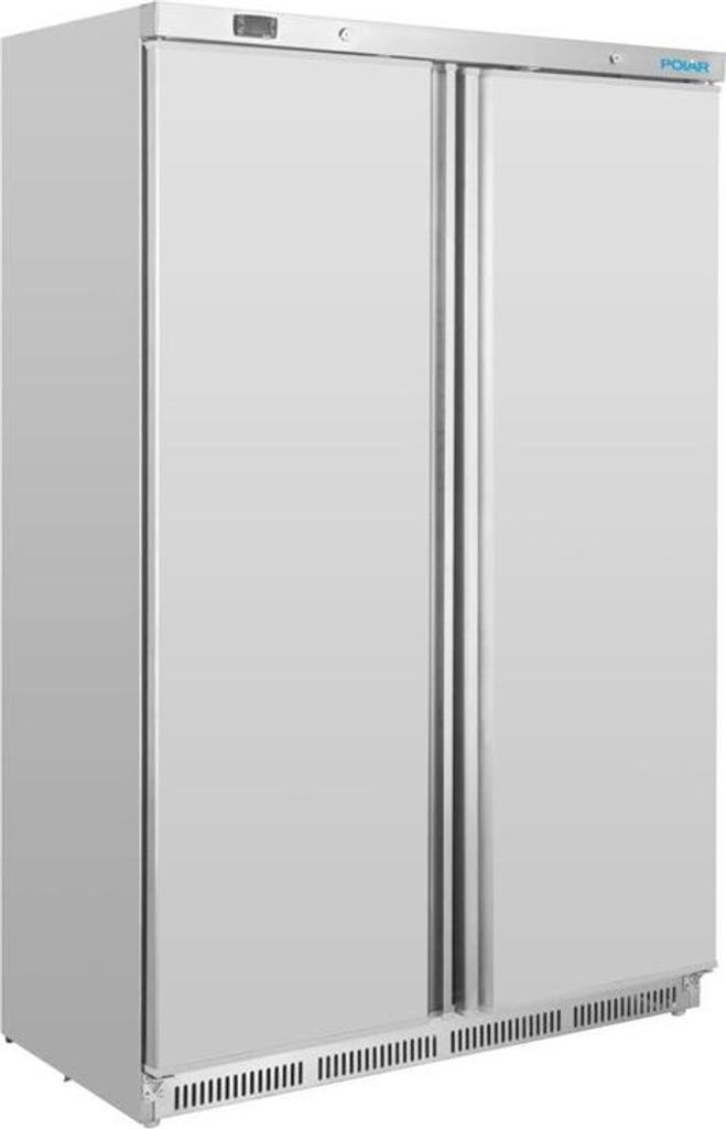 Polar C-Serie Doppeltür Kühlschrank Edelstahl