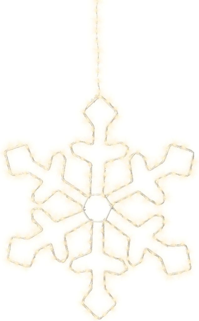 Lumineo Micro LED Rahmenbeleuchtung Schneeflocke 37 cm