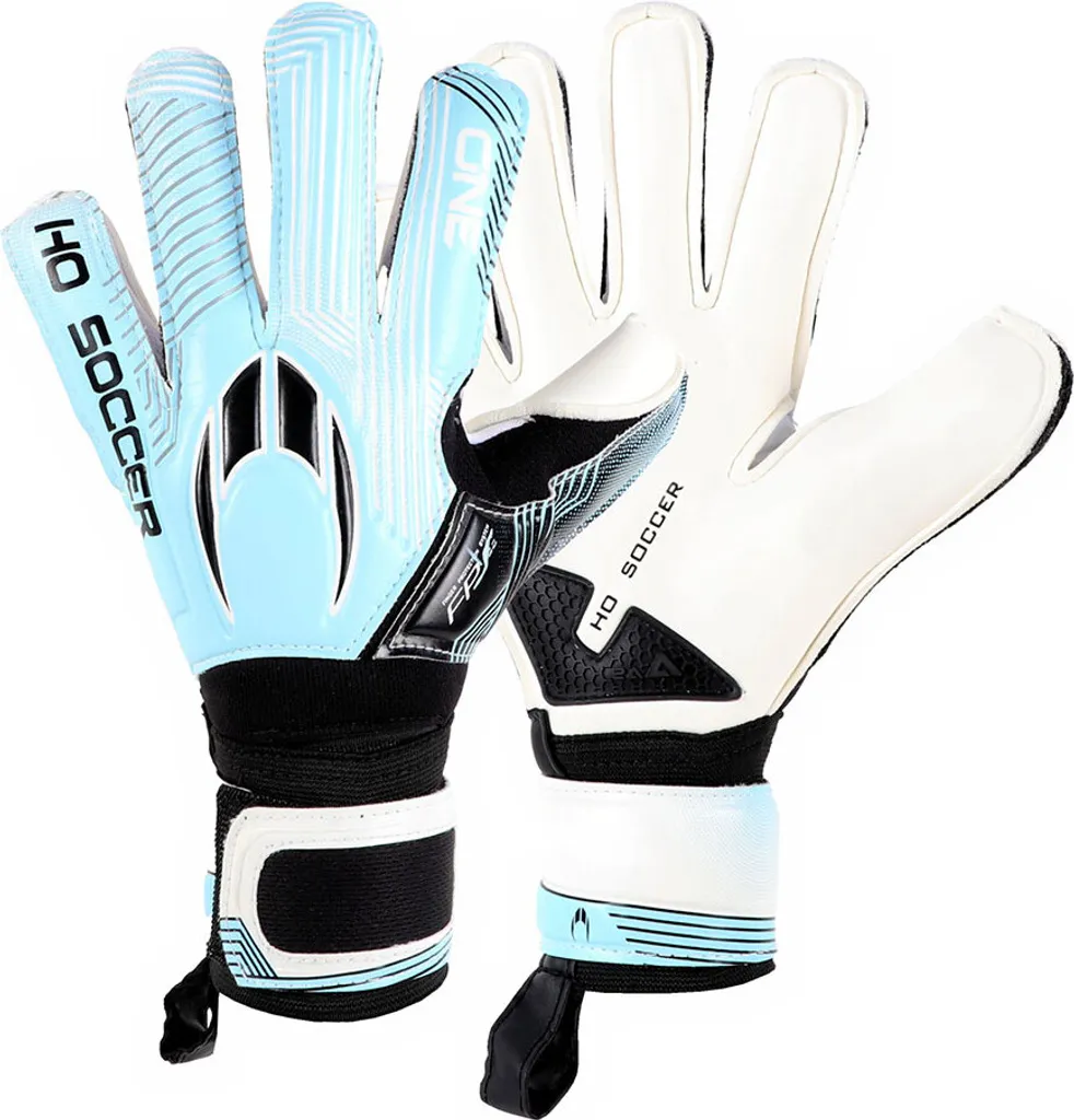 Ho Soccer One Blade Fl Protek Gants de Gardien Junior Bleu Noir Taille 4