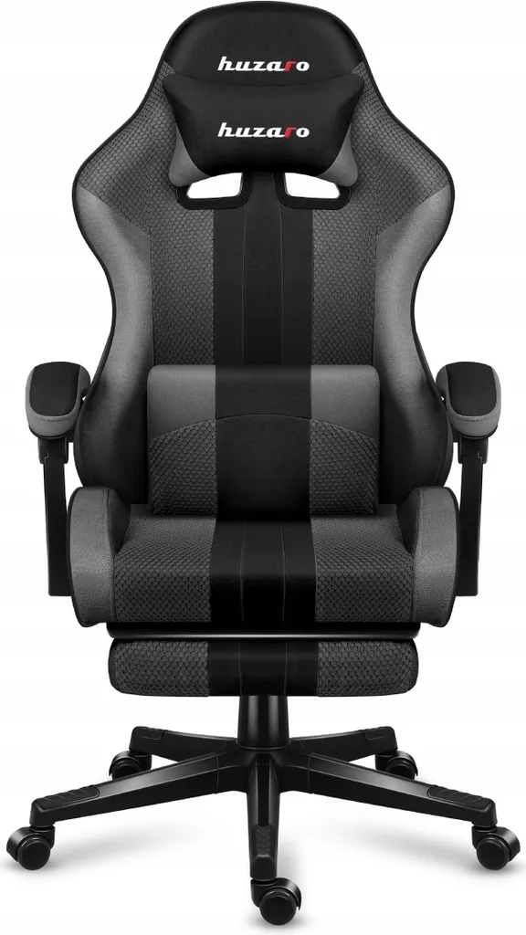 Siège Gaming Confortable Huzaro Force 4.7 Gris pour Longues Sessions - 16