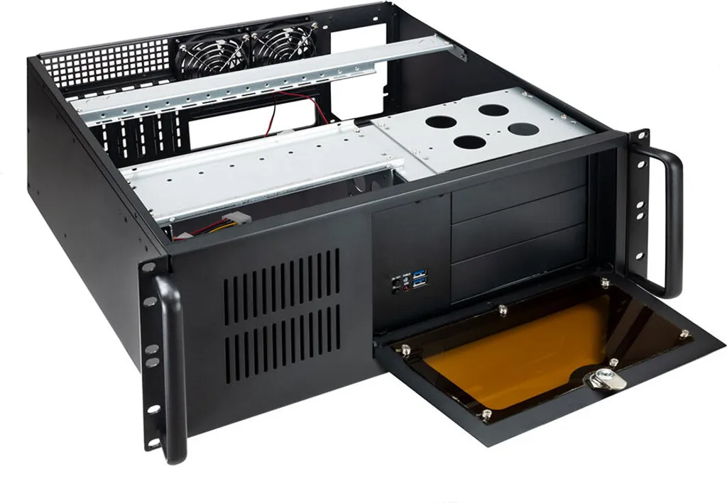 Boîtier rack 4U Tooq RACK-406N-USB3 pour sécuriser votre serveur ATX