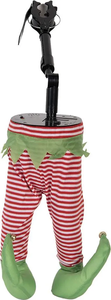 Décoration Elfe de Noël 35 cm pour Cheminée Figurine de Fêtes sans Câble