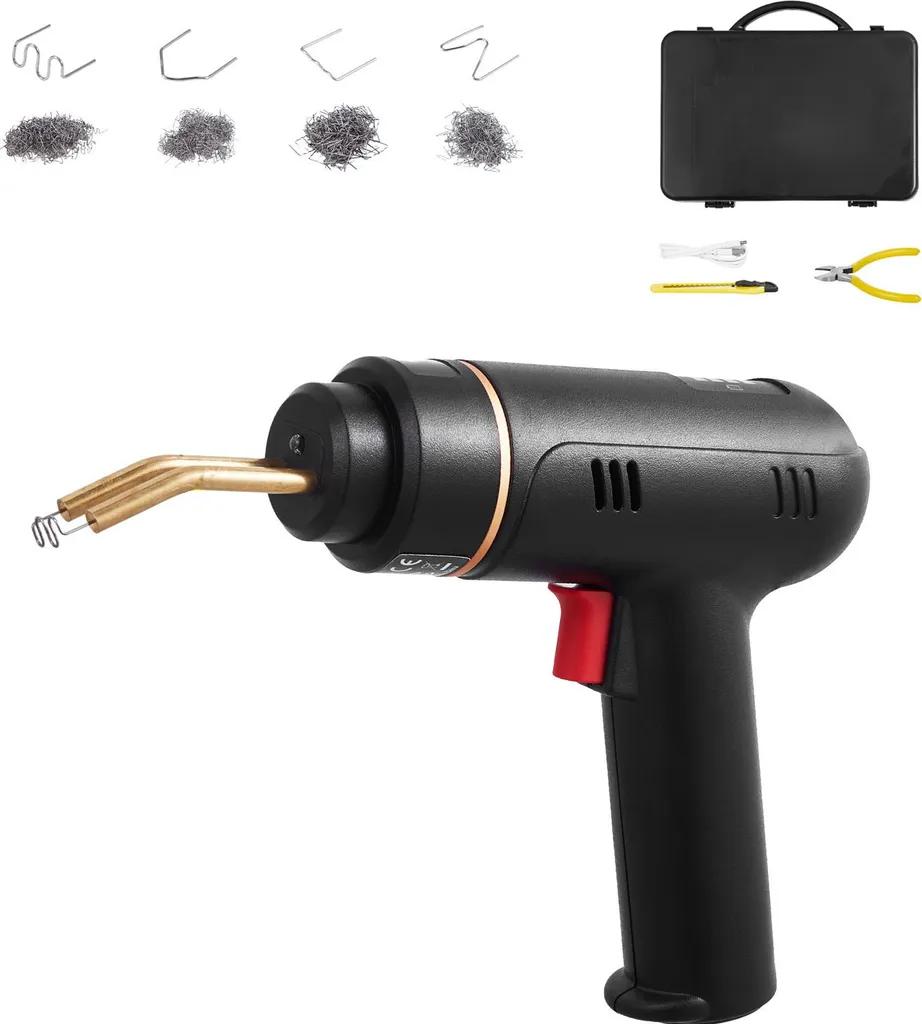 SucceBuy Soudeuse Plastique Sans Fil 120W avec 400 Agrafes Thermiques
