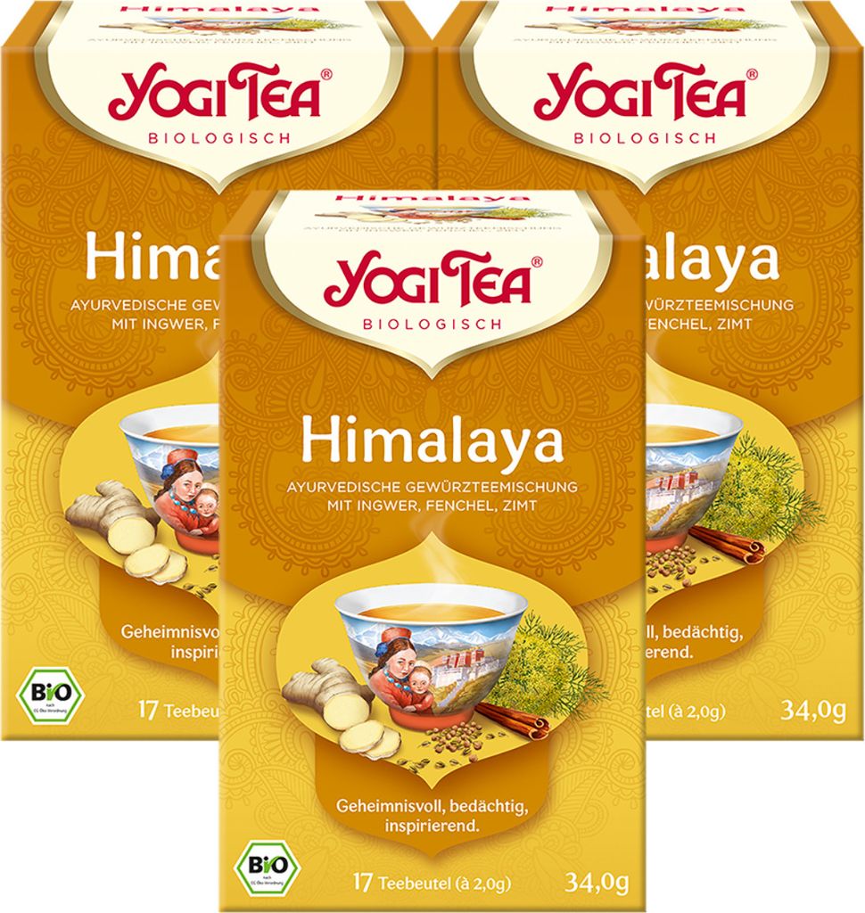 3 x  YOGI TEA Himalaya | 3 x 34g Produktbild 