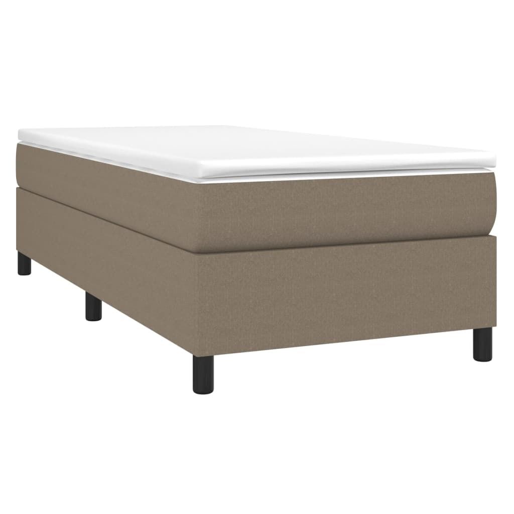 “2026 Modern“ Boxspringbettgestell Taupe 90x200cm Stoff - Designermöbel 469616 - Klassische BettenJugendbett Tagesbett
