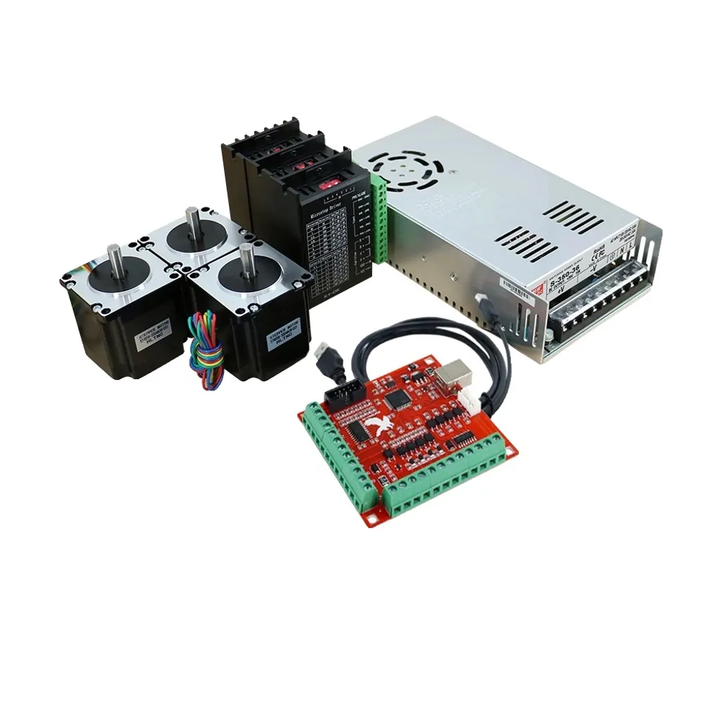 Améliorez votre machine CNC avec ce kit moteur pas à pas et pilote kaki