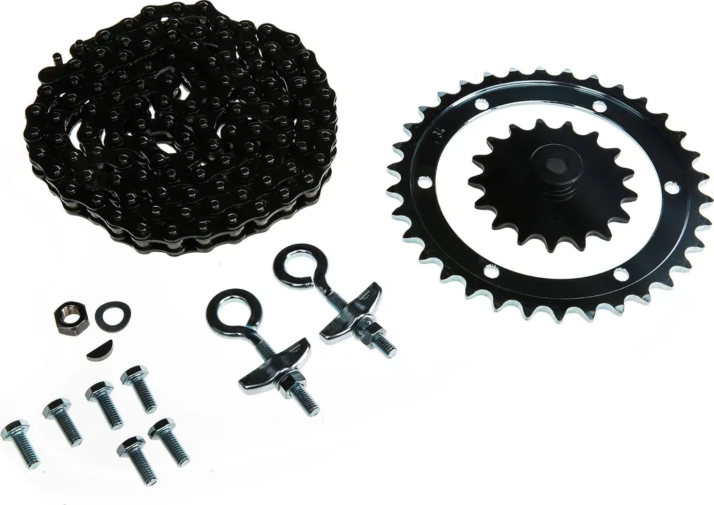 Réparer Transmission KR50 : Kit SET_DRIVE avec Chaîne et Pignon 17 Dents