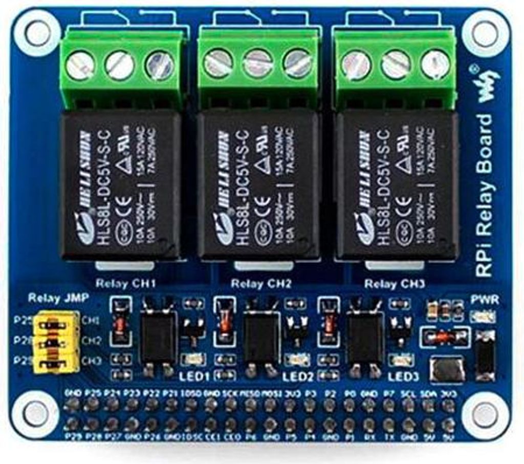 Waveshare 5V Relais Shield für Raspberry Pi