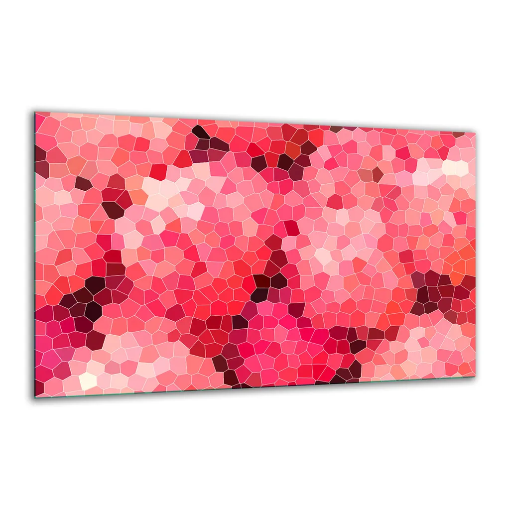 Offerta Copri Piano Cottura Vetro 80x52 Rosa Astratto - Prezzo Speciale - 10