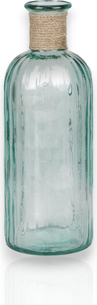 Flaschenvase SOPHIE aus recyceltem Glas, grün | Bottle Vase 2,5L