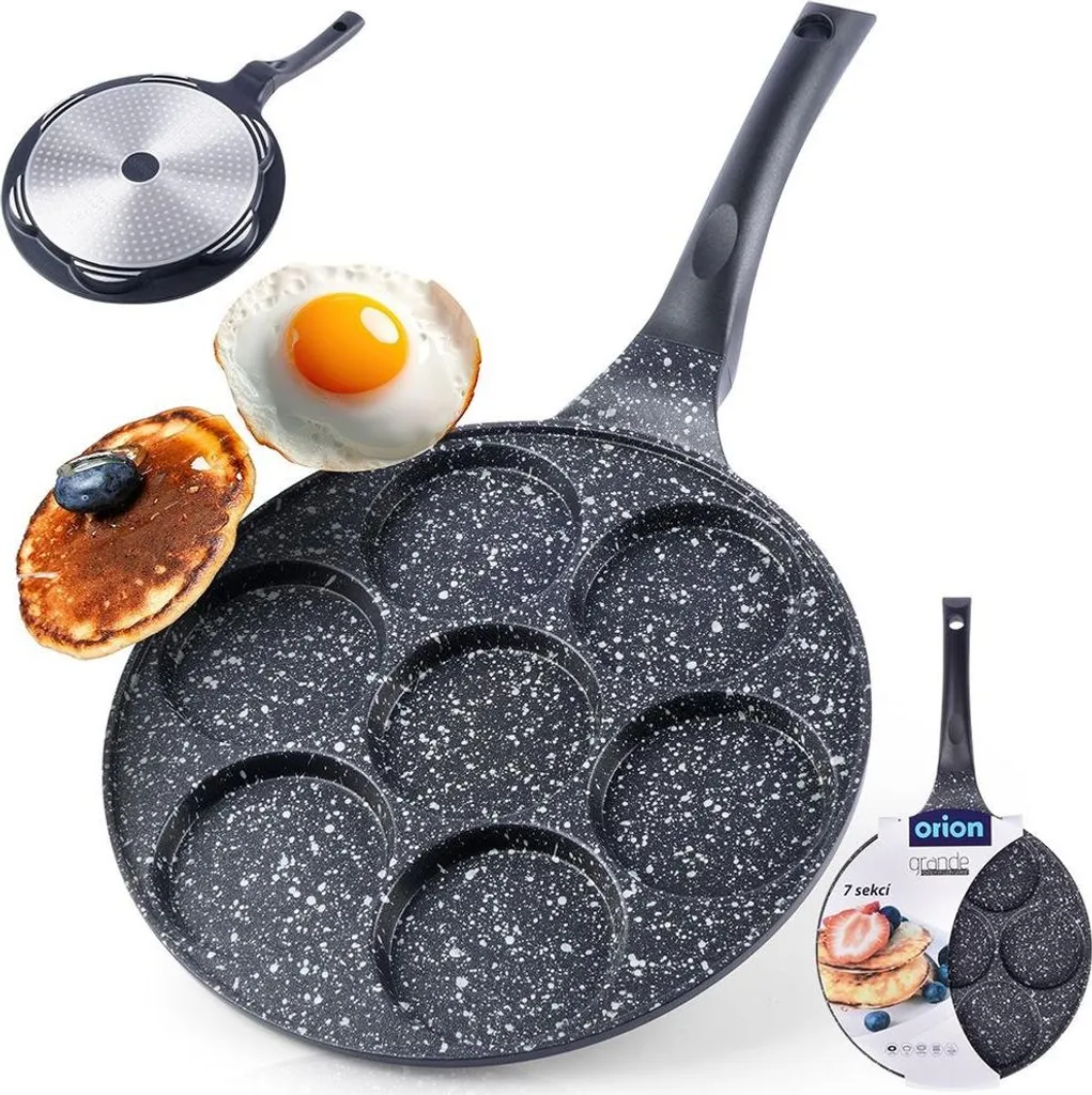OFFERTA ORION 112974: Padella 7 Fori 27cm - Pancake e Uova TOP - 20