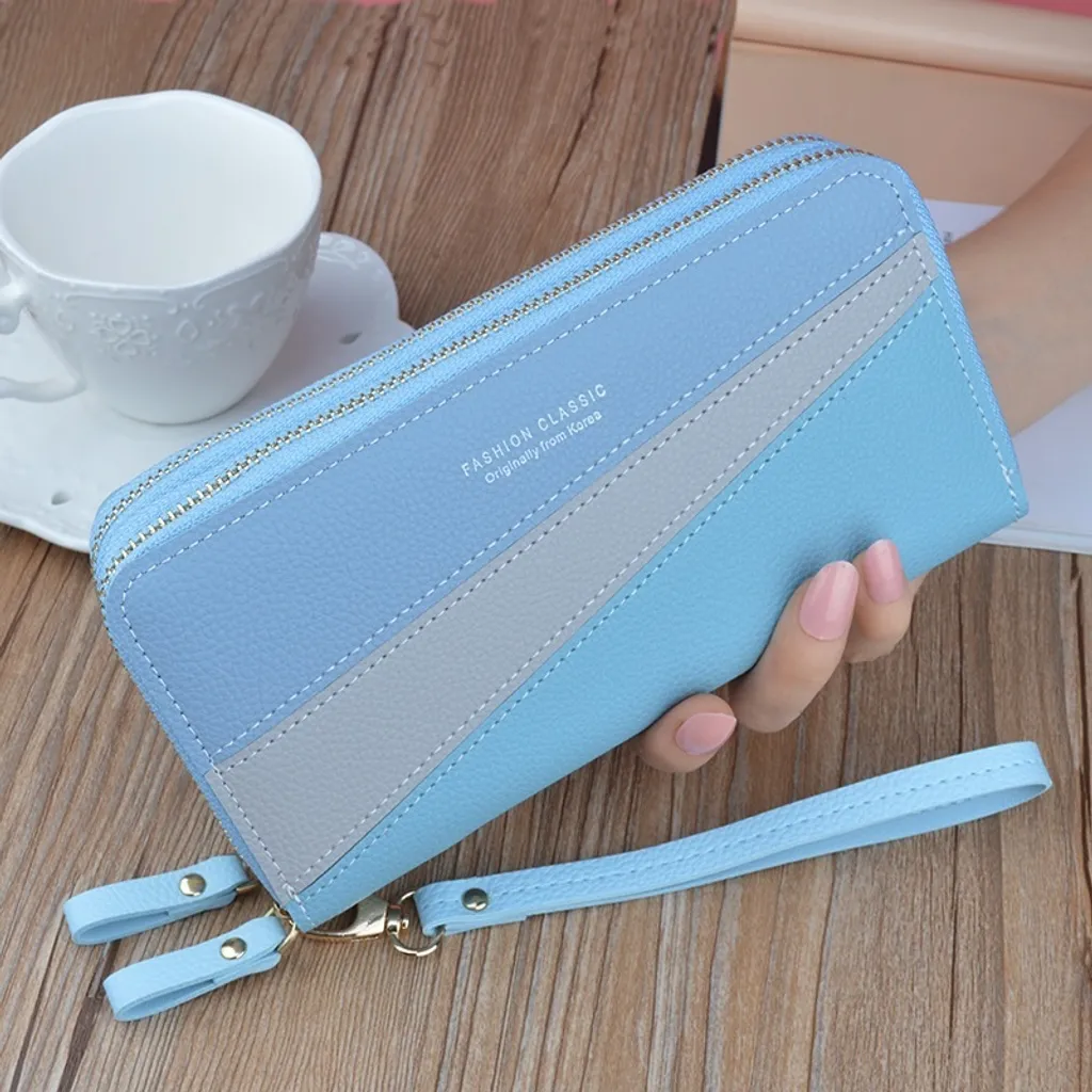 Portafoglio Blu Donna Elegante KP12685 - Il Regalo Ideale Online