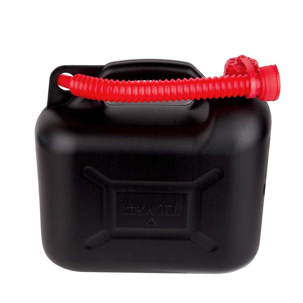 BigDean Benzinkanister 10L mit Ausgießer - Kraftstoffkanister für Benzin & Diesel - handlicher Kanister Dieselkanister UN-Zulassung Reservekanister