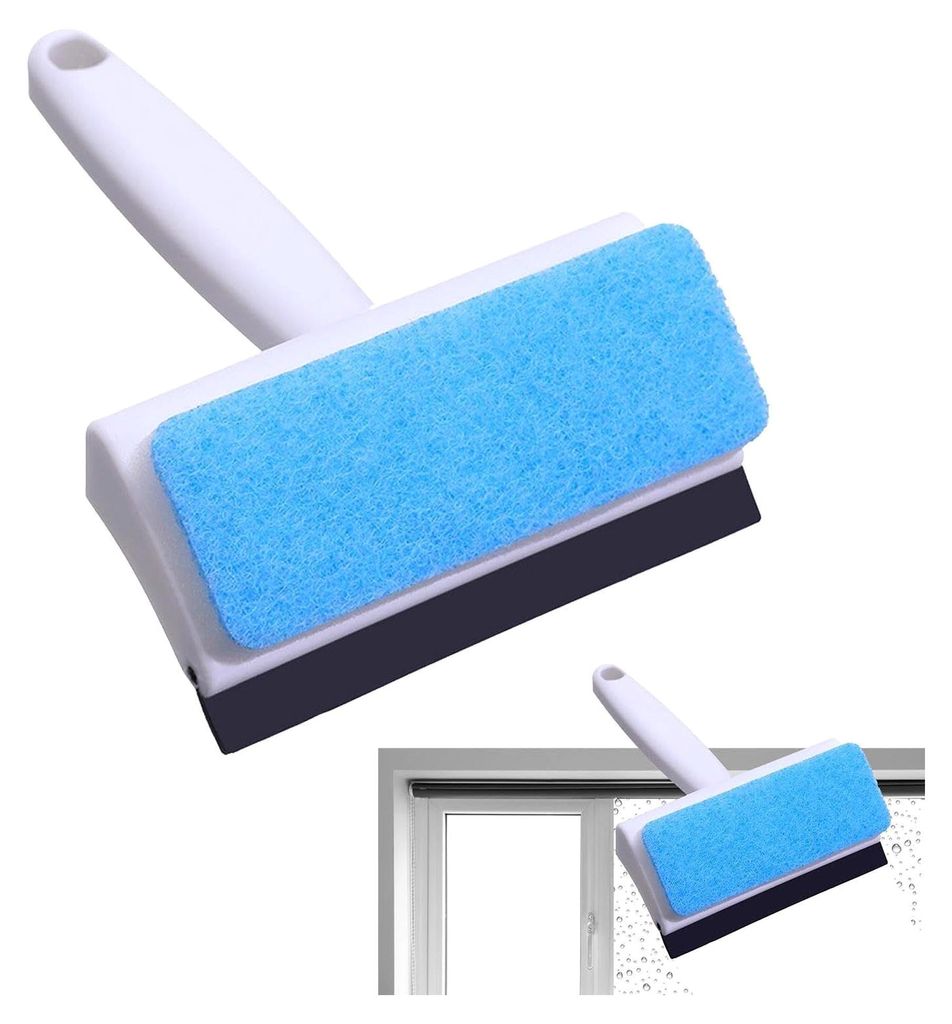 Fensterabzieher – Fensterwaschschrubber für Dusche, Badezimmer, Hotel, Küche, Terrasse, Spiegel, Windschutzscheibe, Arbeitsplatte