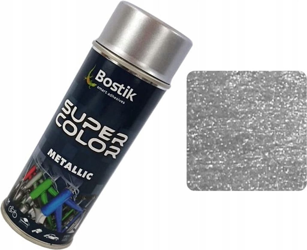 Univerzálna farba v spreji Super Color 400 ml strieborná Obrázok produktu 