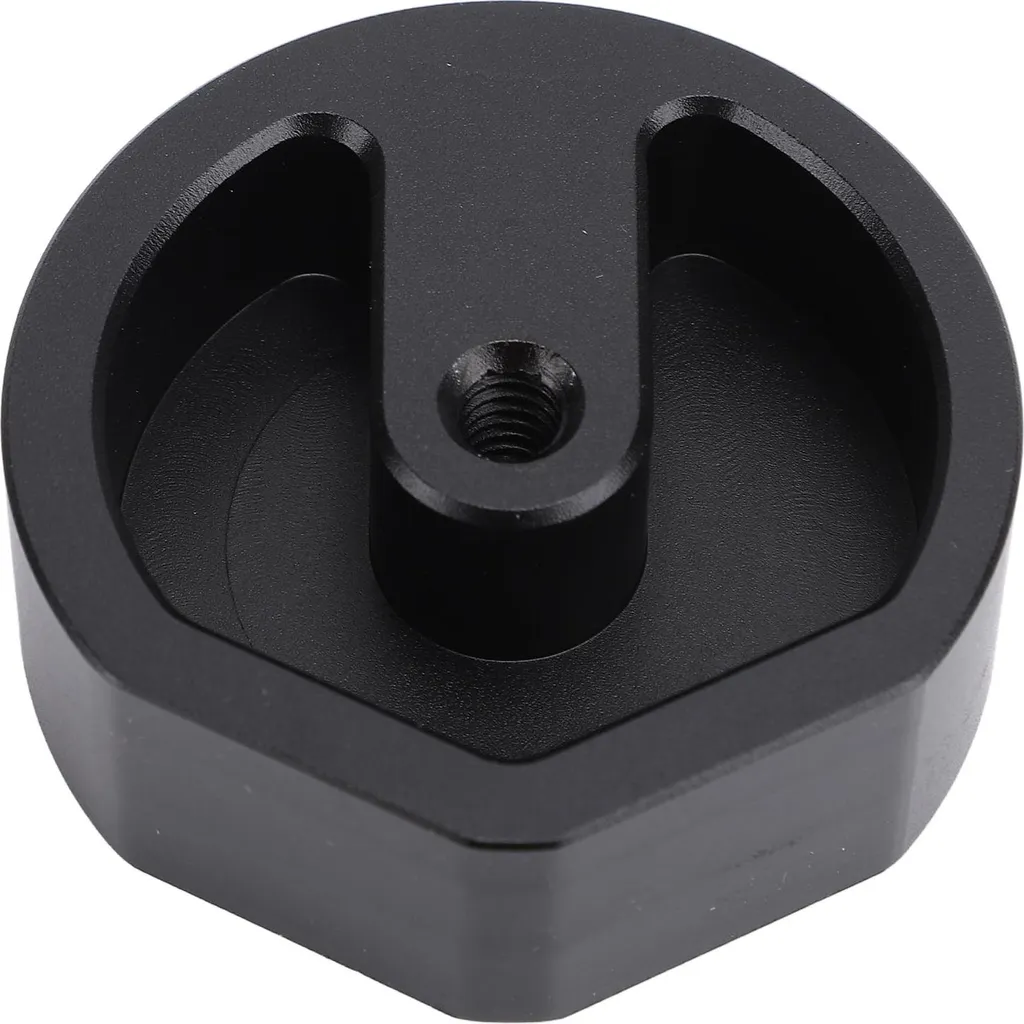 Supporto Treppiede Lega Alluminio Nero per Camper e Rimorchi - 4