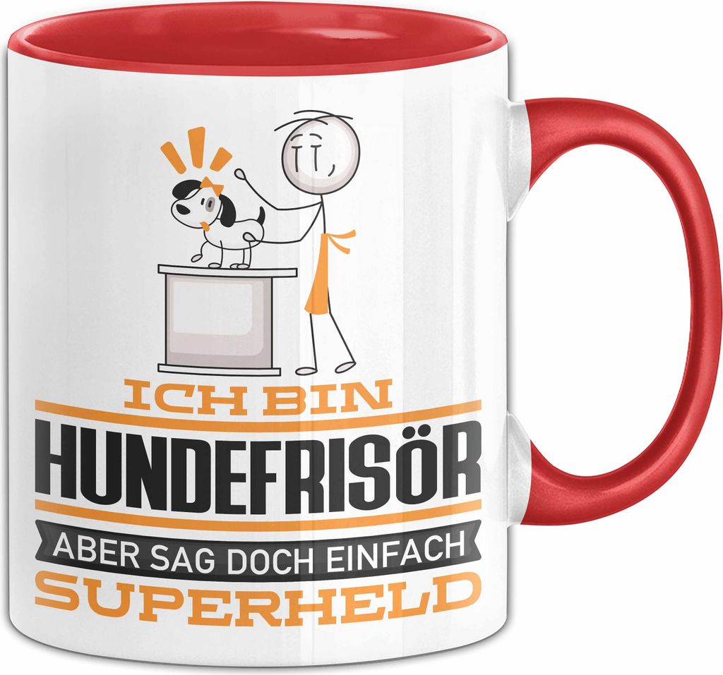 Hundefrisör Geschenk Tasse Ich Bin Hundefrisör Aber Sag Produktbild 