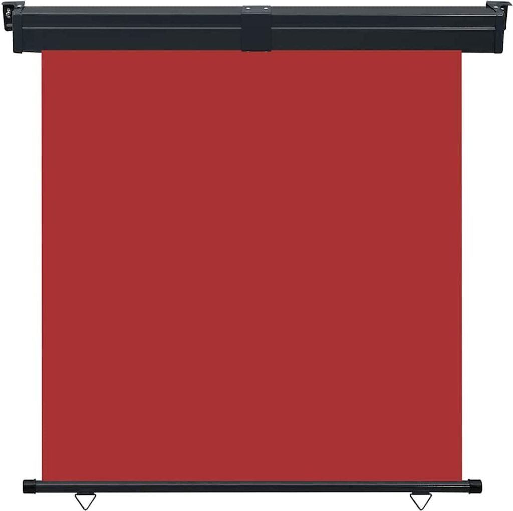 vidaXL Balkon-Seitenmarkise 175x250 cm Rot