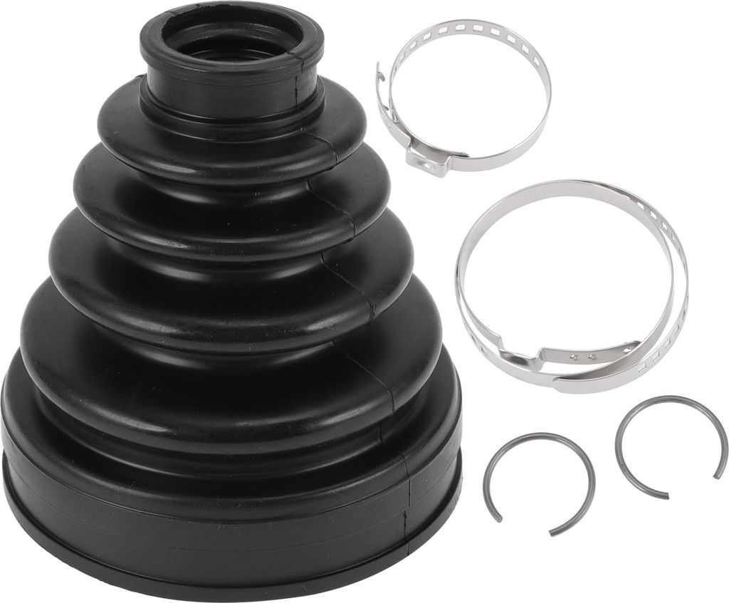 1 Satz CV-Gelenkmanschetten-Kit für Toyota Highlander 2008-2013 Innere Gleichlaufgelenkmanschette mit Klemmen Nr. 044370W060 Schwarzer Gummi