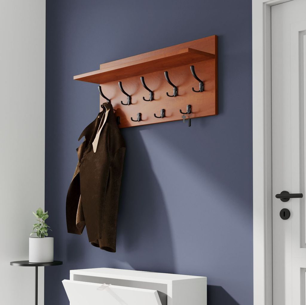AKKE Locarno Horizontaler Garderobe VERTI - BLK haken BxH: 90x40 cm
