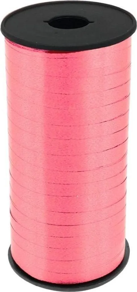 Nastro Rosa a Specchio per Palloncini e Regali 0,5cm x 92m Party Decor