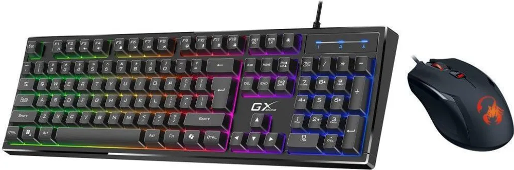 Ensemble Clavier et Souris Gamer Genius Scorpion KM-GX6 Rétroéclairé