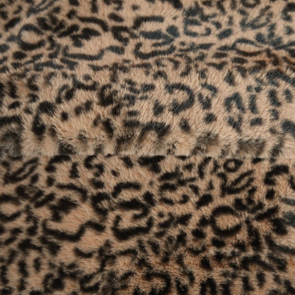 Leopard Kunstpelz Stoff