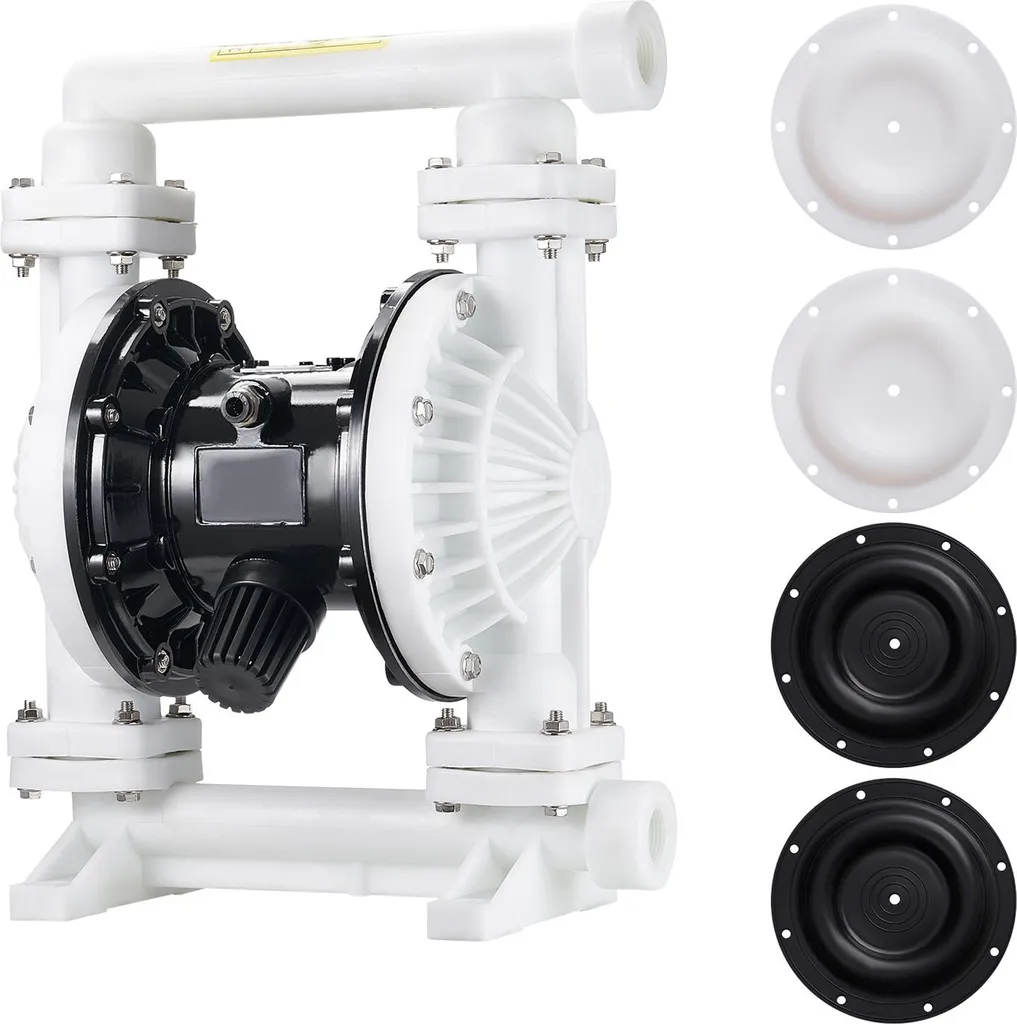 SucceBuy Pompe pneumatique à double membrane 95 L/min Entrée Sortie 1"