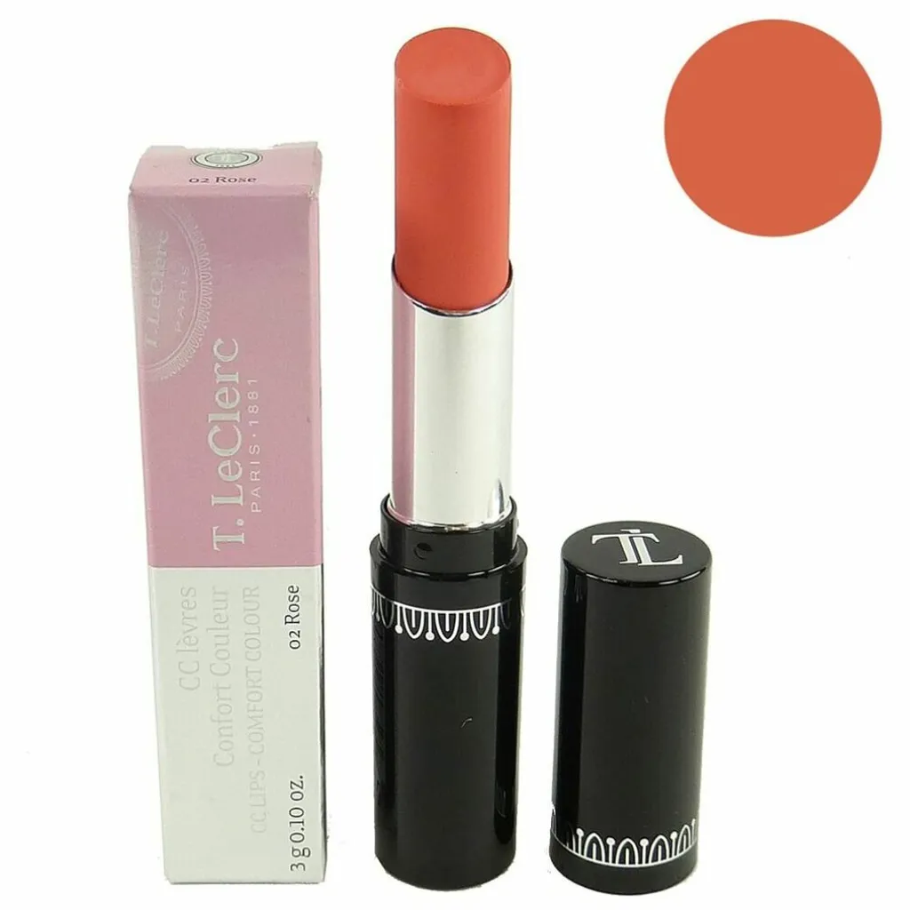 Rouge à lèvres anti-dessèchement teinte CC 02 Rose T.Leclerc 3g